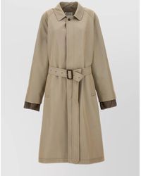 Maison Margiela - Long Single-Breasted Trench Coat - Lyst
