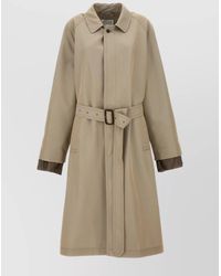Maison Margiela - Long Trench Coat Belted Waist - Lyst
