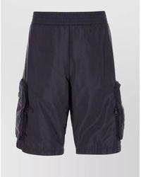 Moncler Genius - Mercedes Benz Bermuda Shorts With Elastic Waistband - Lyst