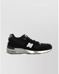 New Balance - '991' Rubber Mesh Suede Reflective Heel Sneakers - Lyst