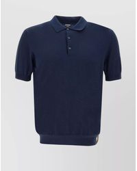 K-Way - Cotton Short-Sleeve Polo Shirt - Lyst