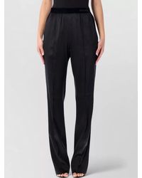 Tom Ford - Silk Satin Relaxed-Fit Wide-Leg Trousers - Lyst