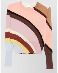 Paul Smith - Merino Wool Striped Fine-Knit Crewneck Sweater - Lyst