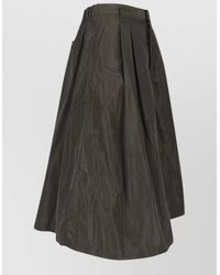 Aspesi - Midi Skirt Knee Length Elastic Waistband - Lyst