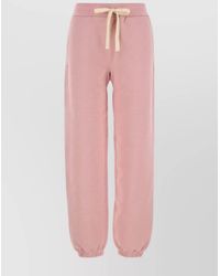 Jil Sander - Cotton Joggers With Elastic Waistband And Cuffs - Lyst