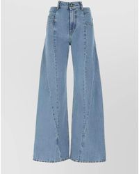 Maison Margiela - High-Rise Wide-Leg Denim Jeans - Lyst