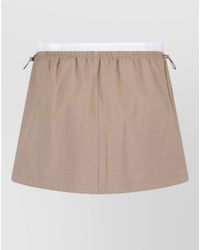 Alexander Wang - Cotton Mid-Rise Mini Skirt - Lyst