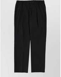 Herno - Wool-Blend Straight-Leg Trousers - Lyst