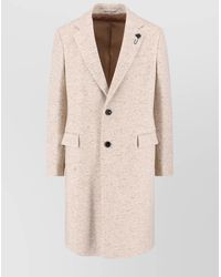 Lardini - Single-Breasted Jacket With Notch Lapel And Back Vent - Lyst