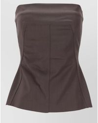 Rick Owens - Strapless Bustier Top Fitted Silhouette Panels - Lyst