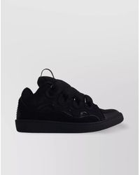 Lanvin - Leather Low-Top Sneakers - Lyst