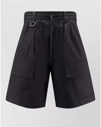 Y-3 - Cotton-Blend Cargo Bermuda Shorts - Lyst