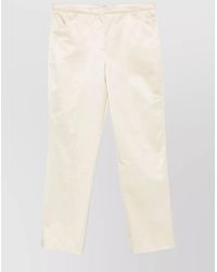 TOTEME - Cropped Straight-Leg Trousers - Lyst