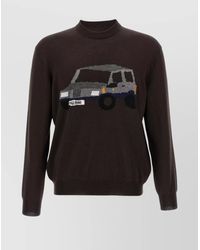 Magliano - Graphic Crew Neck Long Sleeve Sweater - Lyst