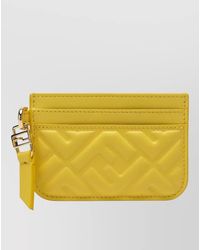 Fendi - Quilted Wallet Cardholder Tone Hardware - Lyst