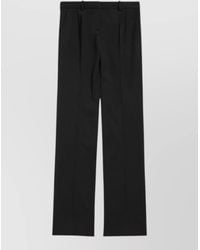 Balenciaga - Wool Slim-Fit Straight-Leg Tailored Trousers - Lyst