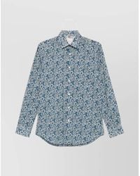 Paul Smith - Floral-Print Long-Sleeve Shirt - Lyst