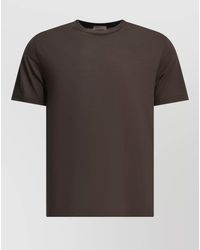 Herno - Wool Crew-Neck T-Shirt - Lyst