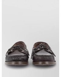 Paraboot - Boat Shoes Slip On Round Toe Stitching - Lyst