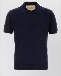 Valentino Garavani - Wool Shirt Polo Collar Short Sleeves - Lyst