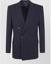 Tom Ford - Light Fresco Double Breasted Tailored Jacket - Lyst