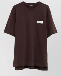 Jacquemus - Cotton Short-Sleeve Crew-Neck T-Shirt - Lyst