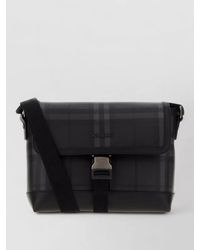 Burberry - Printed Canvas Small Crossbody Bag - Lyst