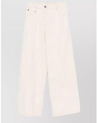forte_forte - Denim Wide Leg Jeans - Lyst