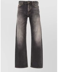 Emporio Armani - Stretch Denim Loose-Fit Straight-Leg Jeans - Lyst