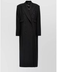 Dolce & Gabbana - Virgin Wool Long Double Breasted Coat - Lyst