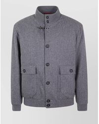 Fay - Wool Bomber Jacket - Lyst