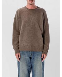 Roberto Collina - Wool Textured Knit Crewneck Sweater - Lyst