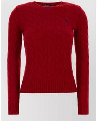 Polo Ralph Lauren - Cashmere Wool Cable-Knit Slim-Fit Sweater - Lyst