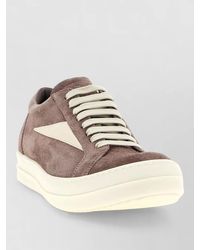 Rick Owens - Suede Lace-Up Sneakers - Lyst