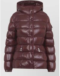 Moncler - Barante Hood Jacket Shiny Quilted Design - Lyst