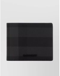 Burberry - Canvas Wallet Checkered Pattern - Lyst