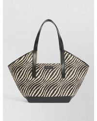 Marni - Small Tote Bag Zebra Pattern Canvas - Lyst