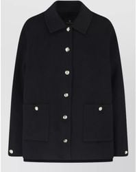 Anine Bing - Button Detail Coat Collared Design Pockets - Lyst