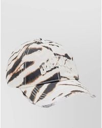 Ganni - Organic Cotton Baseball Cap Animal Motif - Lyst