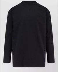 Y-3 - Cotton Long-Sleeve Logo-Print T-Shirt - Lyst