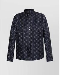 Tory Burch - Relaxed Fit Paisley Print High Neck Sweater - Lyst