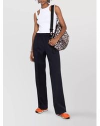Golden Goose - Wool-Blend High-Rise Wide-Leg Trousers - Lyst