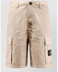 Stone Island - Nylon Relaxed-Fit Cargo Bermuda Shorts - Lyst