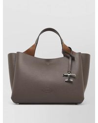 Tod's - Leather Mini Shoulder Bag Adjustable Strap - Lyst