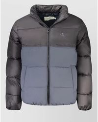 Calvin Klein - Colorblock Puffer Jacket - Lyst