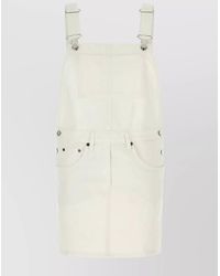 Prada - Denim Mini Dress - Lyst