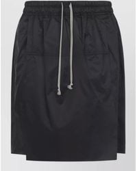 Rick Owens - Polyester Knee-Length Kilt Shorts - Lyst