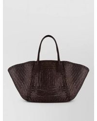 Dragon Diffusion - Beach Bag Shopper Dual Handles Woven Design - Lyst