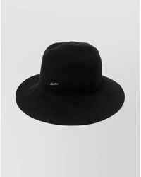 Borsalino - Wool Blend Cloche Hat With Wide Brim - Lyst