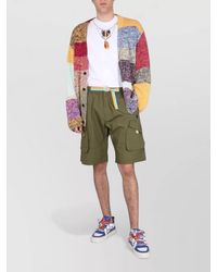 Marcelo Burlon - Cotton Cargo Shorts - Lyst
